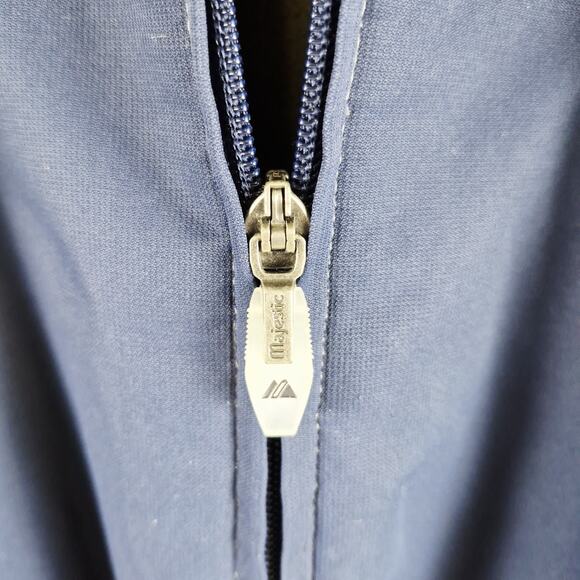 Vintage Minnesota Twins Men's Majestic Dug Out Jacket Size Large Blue MLB - Picture 11 of 13